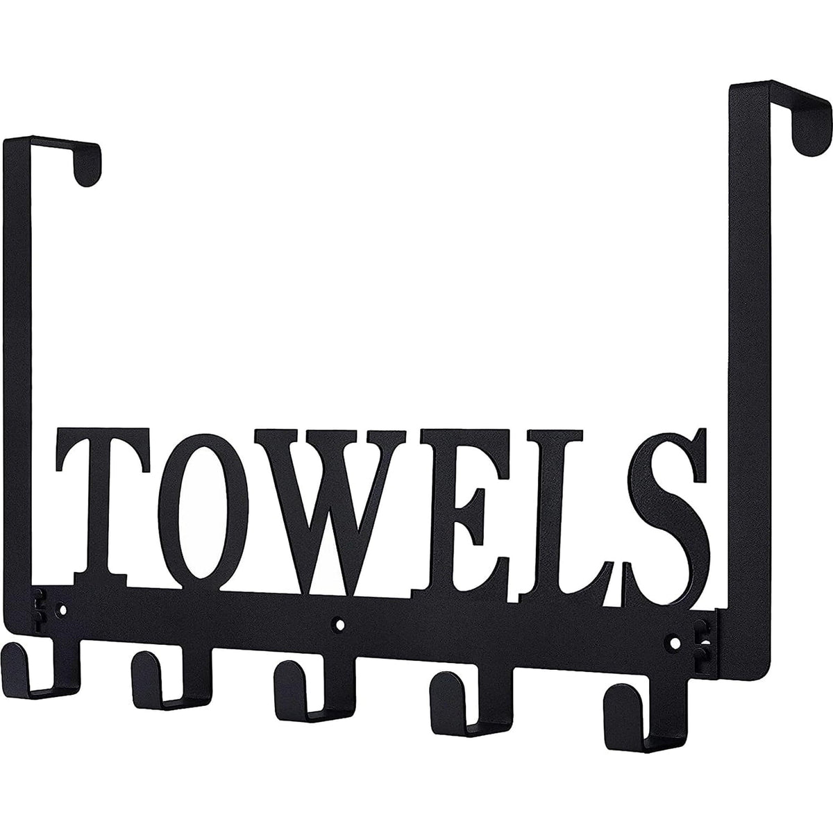 IZEYNO Over the Door Hooks, Door Mount Towel Holder, Towel Rack for Bathroom, Bedroom, Kitchen